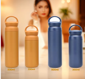 350ml 500ml Japanese Custom Logo Double Wall Insulated Bottle Thermal Mug Travel Stainless Steel <b>Coffee</b> Tumbler Handy With Lid - Product Image 6