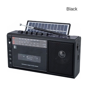 Reproductor de Casetes Retro de Plástico PX3600BTS con Energía Solar y Batería, Radio SW, Grabadora, Reproductor de MP3 con Entrada para Tarjeta, Altavoz Inalámbrico AM - Product Image 3