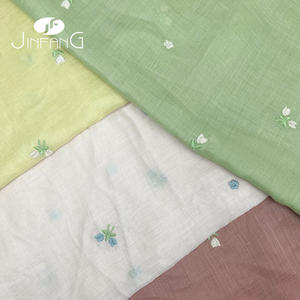 Tissu en <span class=keywords><strong>lin</strong></span> de ramie 100 % écologique pour robe, broderie unie, frais et respirant pour l'été, vendu <span class=keywords><strong>au</strong></span> mètre - Product Image 1