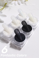 MyBeautyNails vente en gros, en vrac Kg pot de sucre paillettes ongles blanc noir néon couleur Pastel Nail Art sucre poudre pour ongles