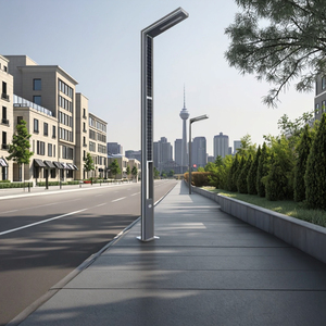 Modern <strong>Design</strong> LED Hotel Outdoor Lighting Aluminum Garden <strong>Street</strong> <strong>Lamps</strong> with IP68 Solar Powered Remote Control 3-Year Warranty - Product Image 2