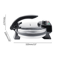 Sokany 507 2022 Mesin Pengolah Makanan Listrik Pembuat Crepe Pancake & Pembuat Sandwich dengan Casing Stainless Steel untuk Penggunaan Rumah Tangga