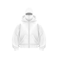 Nouvelle veste à capuche zippée double couche unisexe, style ample, design unique, collection Printemps-Automne 2025 pour l'exportation