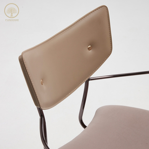 <span class=keywords><strong>Fauteuil</strong></span> <span class=keywords><strong>club</strong></span> en <span class=keywords><strong>cuir</strong></span> moderne de luxe Offre Spéciale <span class=keywords><strong>Fauteuil</strong></span> de canapé simple avec design de loisirs pour salon Restaurant Matériau métallique - Product Image 6