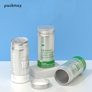 Boîte rectangulaire en aluminium 40*90mm 90ml pour vitamines, bonbons, suppléments - Qualité alimentaire, stockage de pilules, capsules, médicaments, avec bouchon à vis, vente en gros - Product Image 3