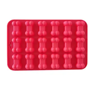 Silicone Flip Bonbons Chocolat Moule Plateau De Cuisson Empreinte De Patte Moule Chien Chat Patte Cookie Chocolat Moule