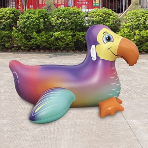 Flotteur de piscine gonflable pour enfants Dandy Dodo, fabrication OEM, avec poignées, marque FDS, PVC écologique, taille 1,4x1,1m, pour piscine et plage - Product Image 3