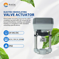 Meilleure Vente Actionneur de Vanne Électrique Flottant 24V AC/DC 4-20mA avec Calibrage Automatique du Course pour le Contrôle du Traitement de l'Eau Urbaine OEM