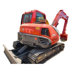 Mini-excavatrice Kubota KX080-4 d'occasion, poids opérationnel de 8 tonnes, excavatrice hydraulique d'occasion avec une capacité de godet de 0,32 m³ - Product Image 1