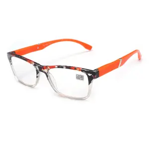 2024 Newest HD lens simple designer optics reading glasses Spring temples men women wholesale reader glasses frame