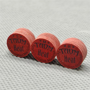 Embouts de queue de billard Taom HEAT Tip 14mm, embouts d'origine finlandais, souples, moyens, durs, embouts de queue de billard professionnels, accessoires de billard - Product Image 2