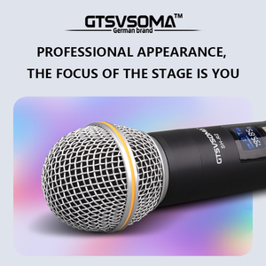 SH-R2 xách tay cardioid Microphone có thể sạc lại phổ FM điều chế máy tính để bàn karaoke mic kim loại phát thanh truyền hình hộp - Product Image 6
