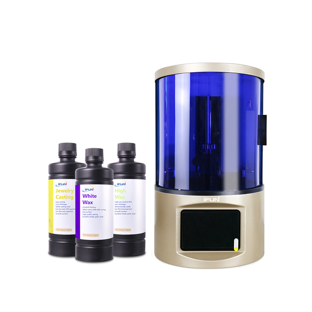 Mini Giant Pro Printer 6.6 Inch High Precision 3D Printing with LCD for 18K/24K Gold Jewelry