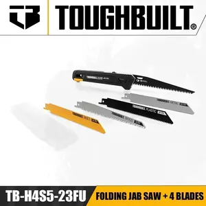 TOUGHBUILT TB-H4S5-23FU Folding Jab Saw + 4 Lâminas Madeira Serras Jardim Logging Serras De Mão Ferramentas Manuais - Product Image 4