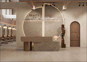 High End Solid Wood Nail Salon Renovation Project with Bespoke Furniture Design - Product Image 6