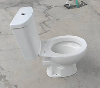 WC Twyford, sanitaires de salle de bain bon marché, siège de toilette blanc, sanitaires, ensemble de toilettes deux pièces à vendre