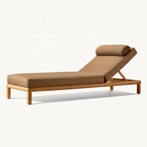 Sassanid Outdoor Artesanía excepcional Patio Muebles de jardín Hotel de lujo Muebles de exterior <span class=keywords><strong>Palma</strong></span> Juego de tumbona de teca maciza - Product Image 2