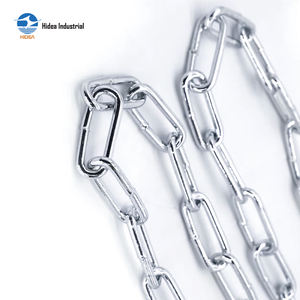 Cadena de eslabones rectos HIDEA SUS304/316/316L <span class=keywords><strong>DIN</strong></span> 766 / <span class=keywords><strong>DIN</strong></span> <span class=keywords><strong>5685A</strong></span>/cadena de eslabones de acero inoxidable estándar japonés y coreano - Product Image 3