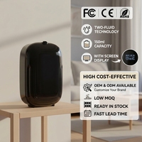 Difusor de Aromas para Habitaciones Pequeñas, 150 ml, PP, Pantalla OLED, Montaje en Pared, de Sobremesa, Atomización de Doble Líquido, 35 dB