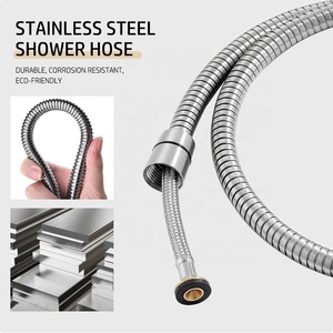 PINEBAY Offre spéciale <span class=keywords><strong>WC</strong></span> en acier inoxydable anti-éclatement bidet tuyau salle <span class=keywords><strong>de</strong></span> bain <span class=keywords><strong>flexible</strong></span> double verrouillage tuyau <span class=keywords><strong>de</strong></span> douche tuyau haute pression - Product Image 5