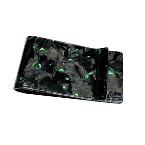 Men's Durable Forged Carbon Fiber Money Clip Ultra Thin Slim Card Holder Money Wallet Glossy Black Moneyclip Gift for Men - Product Image 6