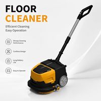 Nettoyeur-sécheur de sols électrique autoporté Sunbon M430B 24V avec double brosse, machine de nettoyage commerciale
