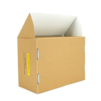 Échantillon gratuit Boîte à chaussures en carton rigide personnalisée en papier kraft 3 couches pliable avec logo Emballage