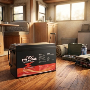 Baterai Lithium 12V 200Ah 10kWh LiFePO4 Deep Cycle Penyimpanan Energi Surya 12v 300Ah Baterai LiFePO4 untuk Sistem Energi Rumah - Product Image 1