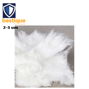 Coton de fibres céramiques en silicate d'aluminium en vrac pour isolation de matériel, laine isolante pour intercouche de four, protection thermique 1260°C - Product Image 1