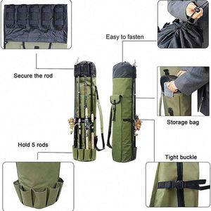 Échantillon Gratuit - Housse de Transport Rétractable et Étanche pour Canne à Pêche - Sac de Rangement Imperméable pour Canne à Mouche 80 cm - Product Image 2
