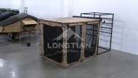 Tente de camping 2-en-1 avec auvent, en tissu Oxford 600D imperméable, abri au sol à double configuration, usine OEM
