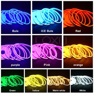 Coxotech Neon Licht Strip Ce Rohs Ul Ip65 12V 6X12Mm Siliconen Flex Led Strip Neon Lampjes