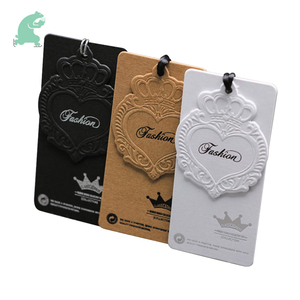 Etiquetas de ropa de papel con logotipo personalizado para ropa - Product Image 6