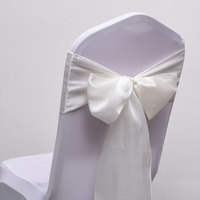 Ceinturage bandeau en Satin 50 pcs/lot, décoration personnalisée pour événements, Banquet, mariage, fabrication d'usine