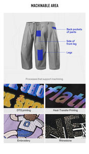 <span class=keywords><strong>Pantaloni</strong></span> <span class=keywords><strong>Tuta</strong></span> QUICKSHOW Personalizzabili con Logo, 380 Gsm, con Risvolto, Larghi, in Pile Spesso Lavato, Joggers da <span class=keywords><strong>Uomo</strong></span> - Product Image 6