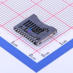 TF-013 SD Card / Memory Card Connector SMD Connector Plug-In Type MicroSD Card (TF Card) Card Holder 1.8mm - Product Image 2