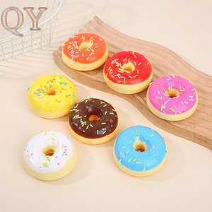 QY Mini Donut Squishy PU De Recuperación Lenta Llavero Juguete Sensorial Antiestrés Al Por Mayor - Product Image 5