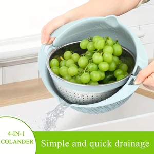 כלי מטבח רכישת סוכן ביתי שכבה כפולה רוטה 4-1 מחנטת עם קערת ערבוב סטים מסרי מזון יציב - Product Image 3