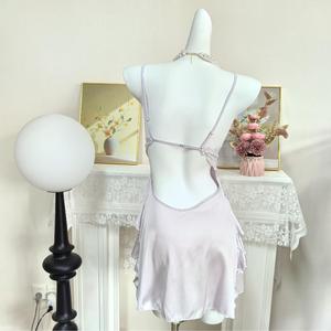 ชุดชั้นในเซ็กซี่สำหรับผู้หญิงชุดนอนปักลายลูกไม้โปร่งใส - Product Image 6