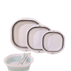 <span class=keywords><strong>25</strong></span>*9cm Portable Pied Trempage Baignoire de Pliable En Plastique Pliant Voyage Pied Baignoire Pliable En Plastique Lavabo - Product Image 3