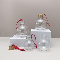 Boules transparentes personnalisées NH H de 50 ml pour gin, alcool, boisson alcoolisée, boule de 100 ml, décoration de Noël