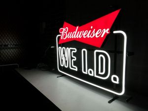 <span class=keywords><strong>Budweiser</strong></span> bia thương hiệu hình chữ nhật tùy chỉnh Acrylic <span class=keywords><strong>Led</strong></span> Neon dấu hiệu đa-màu đèn CE chứng nhận cho cửa hàng ngoài trời sử dụng Giao hàng nhanh - Product Image 2