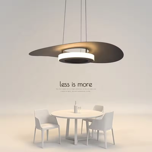 Lampe pendante de <span class=keywords><strong>chapeau</strong></span> rond nordique suspension d'art de fer moderne pour la salle à manger chambre à coucher - Product Image 1