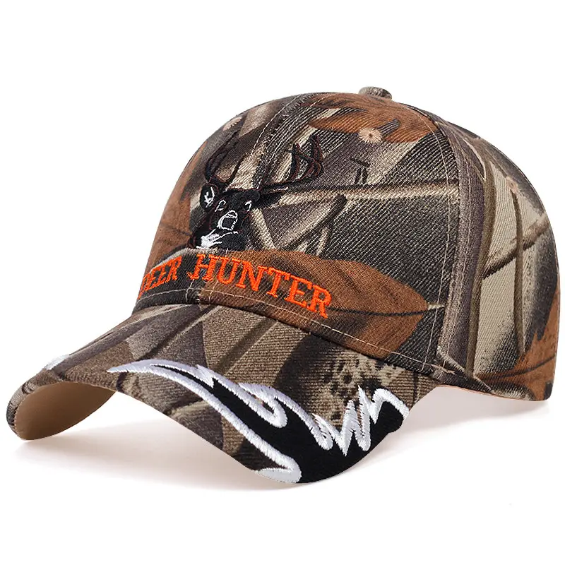 New Cotton outdoor Deer Cap Camo Caps Baseball Casquette Camouflage Hats Casquette Men Hunting Sports Hat