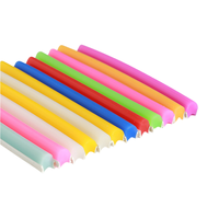 Bande LED néon flexible en PVC découpable 12V DC, 12 couleurs uniques, RGB, 2,5 cm, 1 cm, pour signalétique découpable