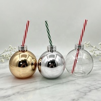 En stock : Gobelet en verre moderne avec couvercle à paille, motif de Noël, unisexe, cadeau d'affaires, ustensiles de cuisine, prêt à être expédié