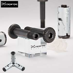 2026 Meilleures ventes Connecteur multi-module en acier pour accessoires <span class=keywords><strong>de</strong></span> mobilier, vis d'expansion pour tube, échantillon gratuit - Product Image 4