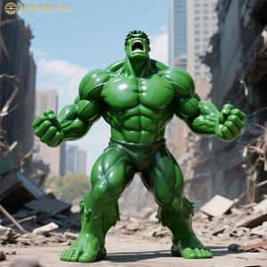 Berühmte Superheld Fiberglas Hulk Skulptur, muskulöse männliche, Fiberglas Hulk Statue, Harz Skulptur - Product Image 1