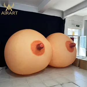 Su misura gonfiabile del seno della donna, simulare la decorazione di attività palloncino gonfiabile del petto
