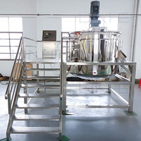 Machine de mélange de haute qualité pour shampoing, savon liquide et détergent, 50-1000L, avec agitateur